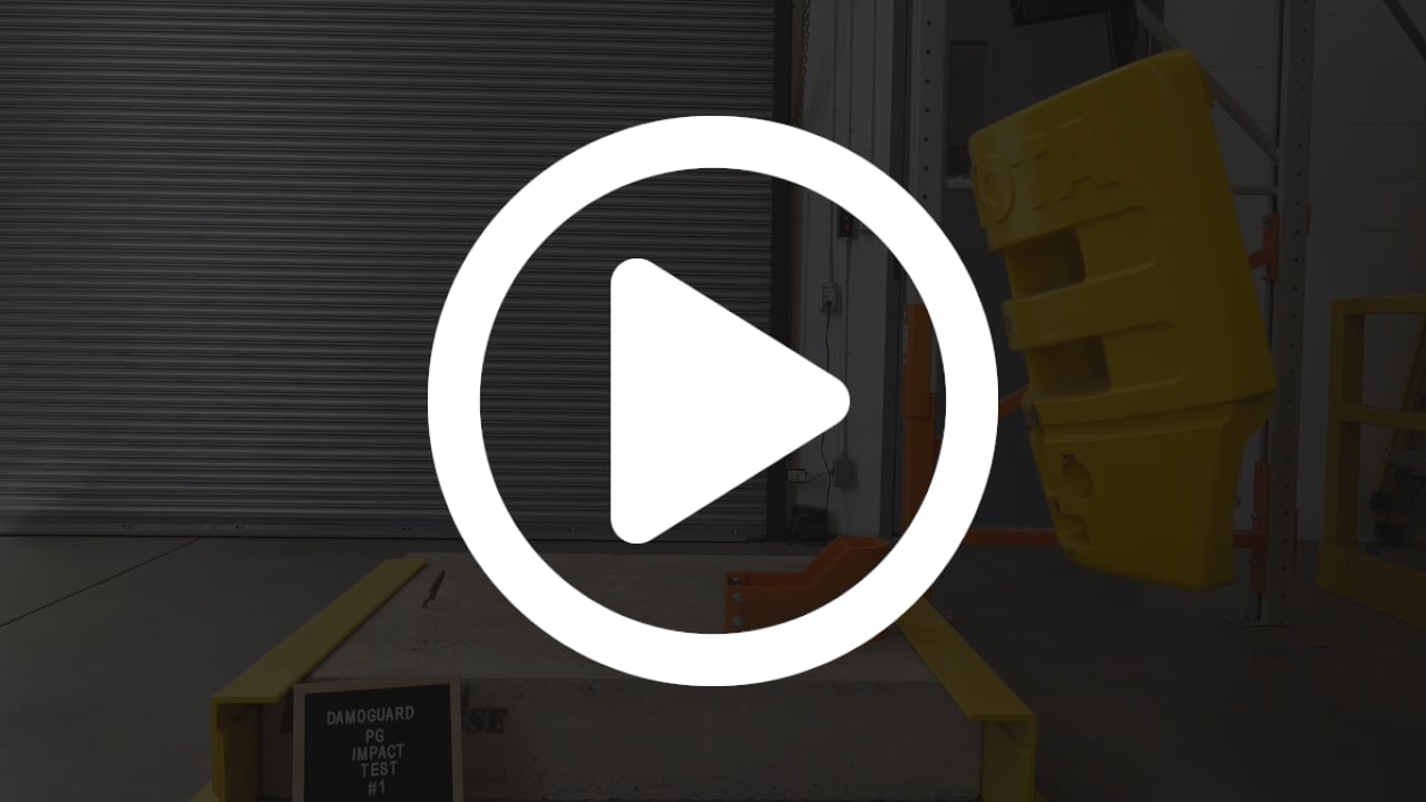 Pallet Rack Column Post Protectors Low Profile Damotech